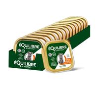 EQUILIBRE & INSTINCT - Chaton - Pâtée Nourriture Humide Volaille - Favorise la Production d'Énergie - Recette Complète Formulée avec des Vétérinaires - 14x85g - Fabriqué en France
