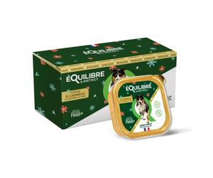ÉQUILIBRE & Instinct - Chien Adulte - Pâtée Nourriture Humide Agneau - Édition Limitée d'Été - Recette Complète Formulée avec des Vétérinaires - 4x300g - Fabriqué en France