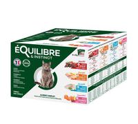 EQUILIBRE & INSTINCT-Pack de pâtées pour chat adulte ou stérilisé Équilibre & Instinct - 24 x 85 g