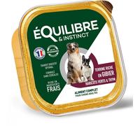 EQUILIBRE&INSTINCT-Terrine pour chien au gibier, haricots vert et au thym Équilibre & Instinct - 300 g