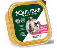 EQUILIBRE&INSTINCT-Terrine pour chien au saumon et aux épinards Équilibre & Instinct - 300 g