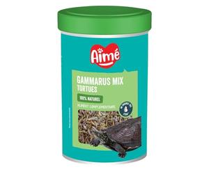 Équilibre nutritionnel Garanti pour Votre Tortue avec Aime Gammarus et Crevettes Séchées, Aliment Complémentaire 1L (0.1 kg) - Lot de 2