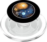 Équilibre Opposites Harmonie Dualité Core Earth PopSockets PopGrip pour MagSafe