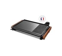 Lagrange Plancha-gril Equilibre électrique 1204 cm² bois foncé