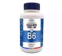 Équilibre Zinc-B6 120 Gélules - Cure 60 Jours | Zinc 13,8mg + Vitamine B6 2mg | Immunité & Équilibre Hormonal | Peau & Cheveux | Conditionnée en France, LABORATOIRE FLORALPINA