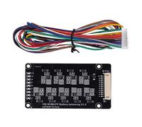 Équilibreur de batterie 10S Égalisation adjacente automatique MOS PCB Égaliseur actif de batterie inductive avec câble 1,2 A 2,0 V 4,5 V Battey Balance Board Équilibreur inductif