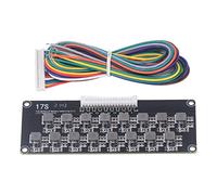 Équilibreur de Batterie Li ION 14s 1,2A, Carte d'Équilibrage Actif Inductive, Haute Précision et Auto - Hibernation - Gestion Intelligente, Basse Résistance, Usage Polyvalent (17s)