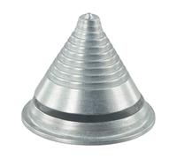 Équilibreur de lame en métal - Réduit les vibrations - Pour tondeuse à gazon rotative et débroussailleuse - Accessoire de tonte en métal argenté