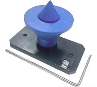 Équilibreur de lames, support mural magnétique pour tondeuses à gazon, compatible avec les outils de jardin, rouge, bleu, noir pour toutes les marques de tondeuses (bleu)