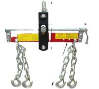 Equilibreur de moteur de grue, capacité de charge de 900 kg, zone de travail réglable, argenté