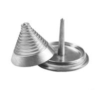 Équilibreur de tondeuse à gazon en zinc moulé sous pression pour affûtage de précision et réduction des vibrations - Finition grise