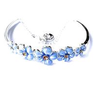 Equilibrium Jewellery Bracelet jonc plaqué argent avec fleur Forget Me Not Coffret cadeau, Argent