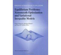 Equilibrium Problems: Nonsmooth Optimization And Variational Inequality Models