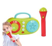 Equilisme de Karaoke Infantil - micrófono Musical interactivo Con bocina recroyable y funciones de aprendizaje | Idéal pour Le Plaisir à CASA Picnic Camping Theatre Nursery Reetings