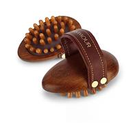 Equimour Étrille de massage - étrille pour cheval en bois avec picots