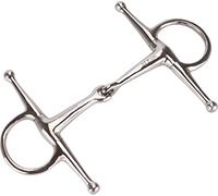 Equinate Mors de cuisse en acier inoxydable 16 mm facilement cassé 12,5 cm - Mors anatomiques doux avec action douce - Taille gravée au laser - Mors à bascule