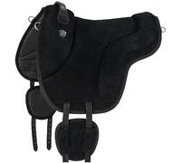 Equinate Tapis d'équitation California Bareback en daim noir