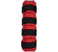 Equine Bottes de glace avec sangles réglables, 40 x 41 cm, gel rafraîchissant pour jambes de cheval, couverture complète, poche de glace à 24 compartiments, thérapie par le froid réutilisable