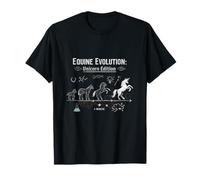 Equine Evolution Tableau Noir Motif Licorne T-Shirt