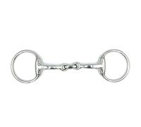 Equine Smile ErgoBit ES0083 Mors à tête d'olive double cassé en acier inoxydable Diamètre de l'anneau 55 mm Épaisseur de la morsure 14 mm (10,5 cm)