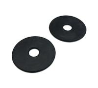 Equine Smile ES3004 Disques de dentition en caoutchouc 8,6 cm pour chevaux Accessoire de mors Protection d'embout Protection de mors Disques de dentition Rondelles de joue