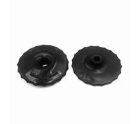 Equine Smile ES3009 Disques de dentition incurvés en silicone 8,5 cm pour chevaux Accessoires de mors Protection d'embout Protection de mors Disques de dentition Rondelles de joue