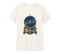 Equinoctial Study Équateur Céleste et Écliptique T-Shirt Haut de Gamme