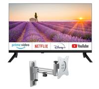 EQUINOXE Pack Téléviseur 24" Smart TV Camping-Car + ANTARION Support