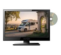 EQUINOXE Téléviseur 12V Camping Car LED HD 15,6"" (39 cm) ultra compact + DVD