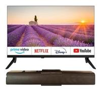EQUINOXE Téléviseur 24'' Smart Android Officiel Camping-car + Barre de son