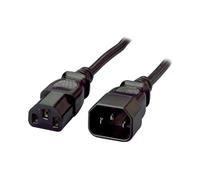 Equip 112100 Câble d'alimentation 1.8m Noir - Coupleur C13 (Femelle) vers Coupleur C14 (Mâle) - Diamètre 6.8mm - 177g