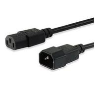 Equip 112101 câble électrique Noir 3 m Coupleur C13 Coupleur C14 G