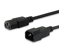 Equip 112101 Noir 3 m Coupleur C13 Coupleur C14