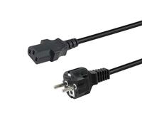 Equip 112111 câble électrique Noir 3 m CEE7/7 IEC C13