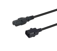 Equip 112171 câble électrique Noir 3 m Coupleur C14 Coupleur C15