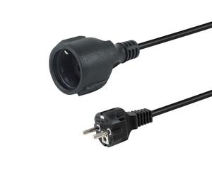 Equip 112180 câble électrique Noir 1,8 m CEE7/7 CEE7/3