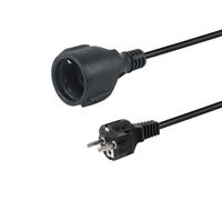 Equip 112182 câble électrique Noir 5 m CEE7/7 CEE7/3