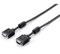 EQUIP 118800 câble VGA 1 m VGA (D-Sub) Noir - Câbles VGA (1 m, VGA (D-Sub), VGA (D-Sub), Mâle, Femelle, Noir)