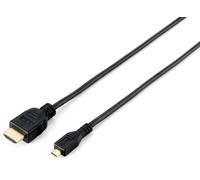 Equip Câble HDMI avec Ethernet – HDMI mâle vers micro HDMI Type D mâle 19 pin – 1 m