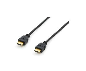 Equip 119373 Câble HDMI 2.0, 10m, 4K/60Hz, ARC, Ethernet, 18 Gbit/s, Connecteurs mâles Type A, Contacts or, AWG 30, Compatibilité 3D