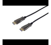 Equip 119438 Câble HDMI 15m HDMI Type A Mâle/Mâle, Version 2.0, Ethernet, 3D, 3840x2160, Contacts Or, Noir, HDCP 2.2, Bande passante 18 Gbps