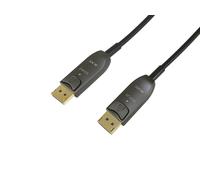 Equip Câble optique actif DisplayPort 1.4 119442 20 m 8K/60 Hz Noir