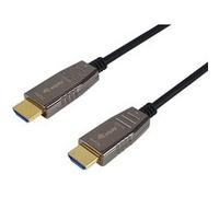 Equip Câble HDMI 119452 – Optique actif HDMI 2.1, 20 m, 8K/60Hz, 4K/120Hz – Noir