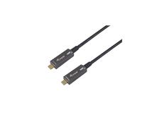Equip 119462 Câble Optique Actif USB-C vers C, 10m, USB 3.2 Gen 2, 10Gbps, PD 60W, 4K/60Hz, compatible DisplayPort Alt Mode, HDCP 2.2