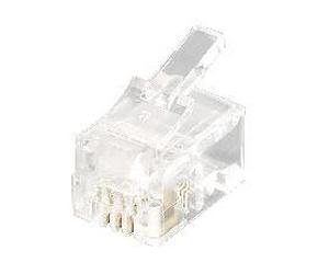 Equip 121111 connecteur de fils RJ-11 (4P4C) Transparent