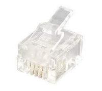 Equip Connecteur RJ-12 121121 (6P4C) Transparent 100 unités