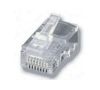 Equip 121151 - Connecteur RJ-45 (8P8C) Transparent, Non Blindé, Dimensions 11.7x21.3x7.2mm, Sachet de 100 unités, Poids 0.65g