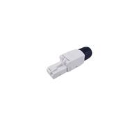 Equip 121161 Kit de 5 Connecteurs RJ-45 Mâle Cat6, AWG 23/26, Noir/Blanc, Corps en Polycarbonate, Conforme RoHS/CE/REACH, Dimensions 50.1x11.7x17.7mm