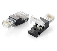 Equip 121165 connecteur de fils RJ-45 Noir, Transparent