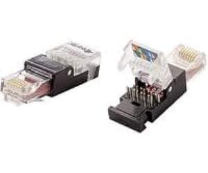 Equip 121165 - Stecker (RJ-45, Schwarz, Transparent, Polycarbonat, Cat6, 12 g, 1